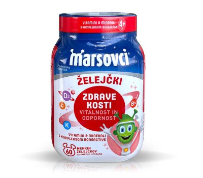 Marsovci ŽELEJČKI s kompleksom BoneActive 4+